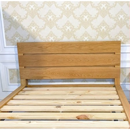Oak 02 : Giường Ngủ Gỗ Sồi - Nệm 1m2 x 2m